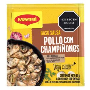 Base Maggi Salsa Pollo Con Champiñones Sobre x50g