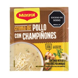 Crema Maggi De Pollo Con Champiñones Sobre x60g