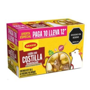 Caldo Maggi Con Costilla Paga 10 Lleva 12 x108g