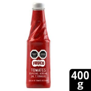 Salsa Fruco Tomates Especias Azúcar Sal y Vinagre Botella x400g