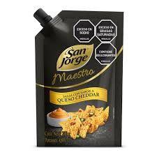 Salsa San Jorge Con Sabor A Queso Cheddar DP x200g