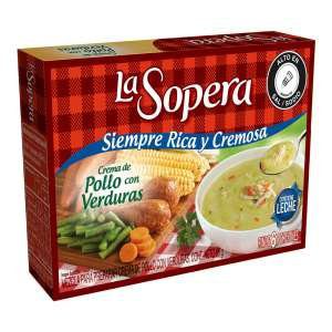 Crema La Sopera De Pollo Con Verduras Caja x86g