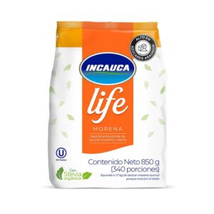 Azúcar Incauca Life Morena Con Stevia Bolsa x850g
