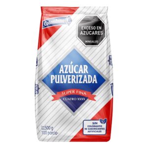 Azúcar Colombina Pulverizada Super Fina Bolsa x500g