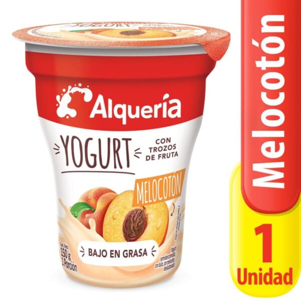 Yogurt Alquería Explosión De Sabor Melocotón x150g
