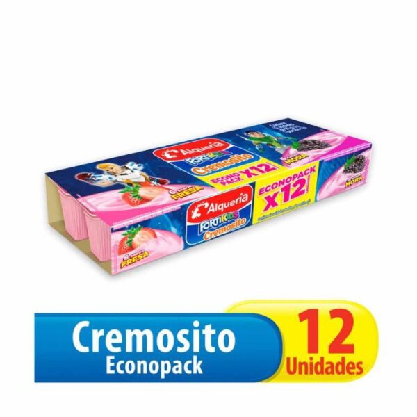 Cremosito Alquería FortiKids Pague 10 Lleve 12 x95g c/u
