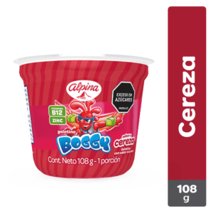 Gelatina Alpina Boggy Sabor Cereza x108g