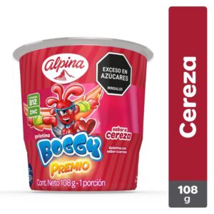 Gelatina Alpina Boggy Premio Sabor Cereza x108g