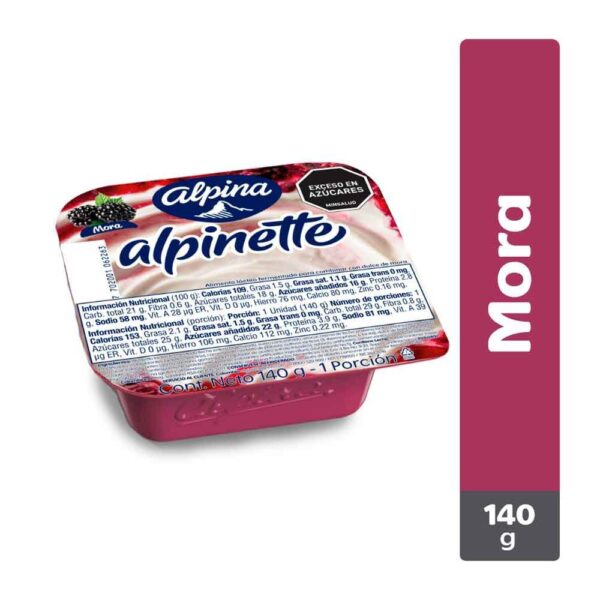 Alpinette Alpina Sabor Mora x140g