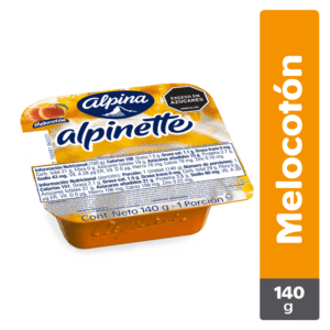 Alpinette Alpina Sabor Melocotón x140g