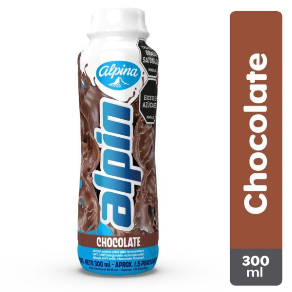 Alpin Alpina Sabor Chocolate Botella x300ml