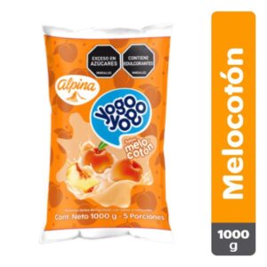 Yogurt Alpina YogoYogo Sabor Melocotón DP x1000g