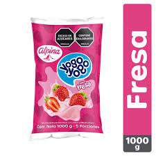 Yogurt Alpina YogoYogo Sabor Fresa Dp x1000g