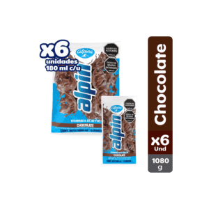 Alpin Alpina Sabor Chocolate Bolsa 6und x180ml c/u (1080ml)