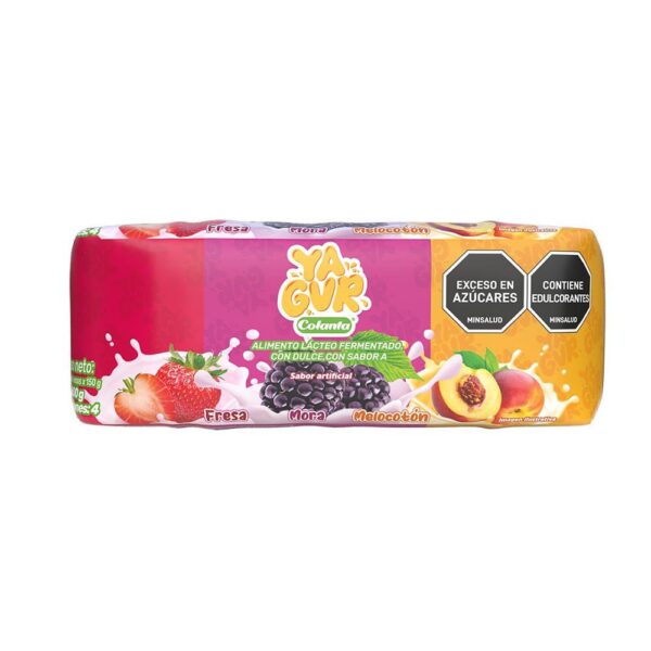 Yogurt Colanta YaGur Surtido 4und x150g c/u (600g)