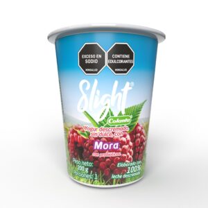 Yogurt Colanta Slight Sabor Mora Con Probióticos x200g
