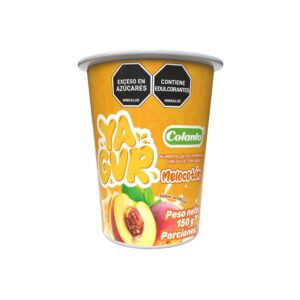 Yogurt Colanta YaGur Sabor Melocotón Vasito x150g