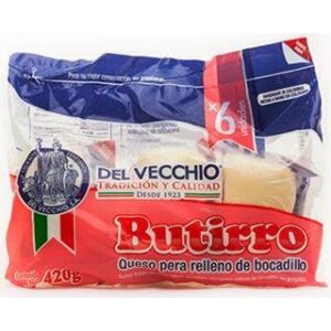 Queso Pera Del Vecchio Butirro Relleno de Bocadillo 6unds x70g c/u