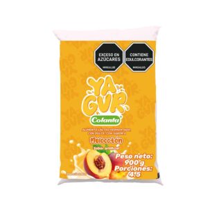 Yogurt Colanta YaGur Sabor Melocotón Bolsita x900g