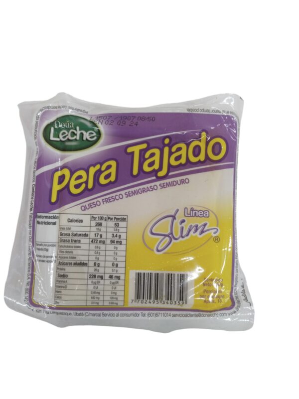 Queso Doña Leche Slim Pera Tajado x250g