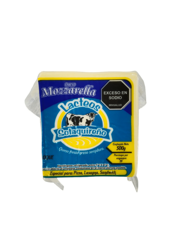 Queso Lácteos Sotaquireño Mozzarella Bloque x500g