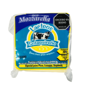 Queso Lácteos Sotaquireño Mozzarella Tajado x500g
