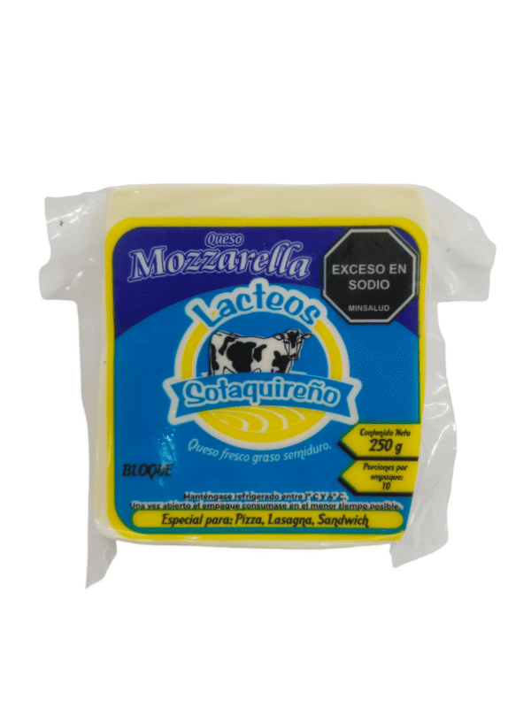 Queso Lácteos Sotaquireño Mozzarella Bloque x250g
