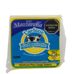 Queso Lácteos Sotaquireño Mozzarella Tajado x250g