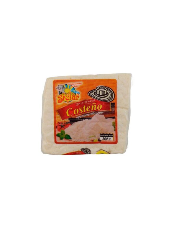 Queso Stelar Costeño Bloque x500g