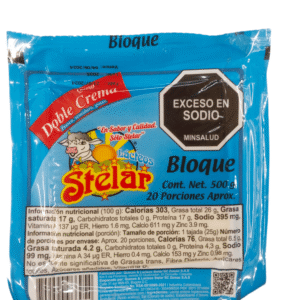 Queso Stelar Doble Crema Bloque x500g