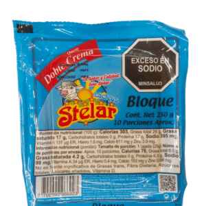 Queso Stelar Doble Crema Bloque x250g