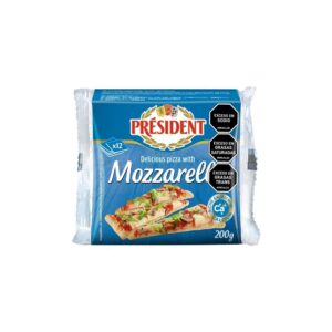 Queso President Mozzarella Tajado x200g