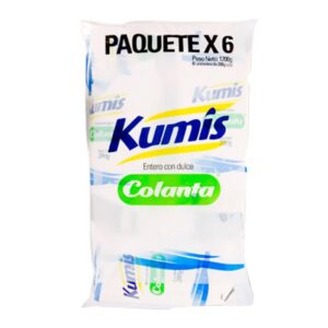 Kumis Colanta Entero Con Dulce SixPack x200g c/u (1200g)