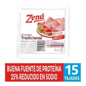 Mortadela Zenú Tradicional x250g