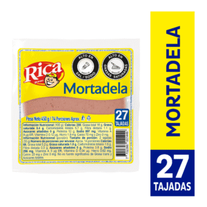 Mortadela Rica 27 Tajadas x450g