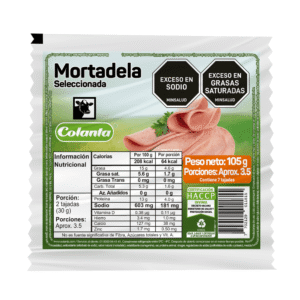 Mortadela Colanta Seleccionada 7 Tajadas x105g