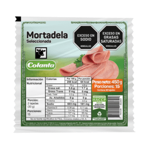 Mortadela Colanta Seleccionada 30 Tajadas x450g