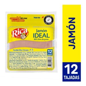 Jamón Rica Ideal 12 Tajadas x230g