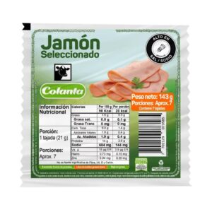 Jamón Colanta Seleccionado 7 Tajadas x143g