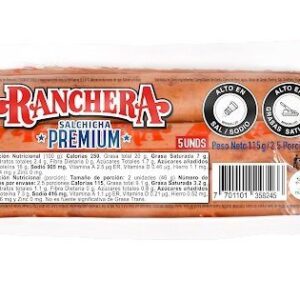 Salchicha Ranchera Premium 5unds x115g
