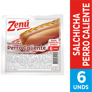 Salchicha Zenú Perro Caliente 6unds x240g