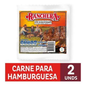 Hamburguesa Ranchera Pre-Asada 2unds x130g