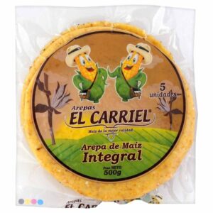 Arepa El Carriel De Maíz Integral x500g