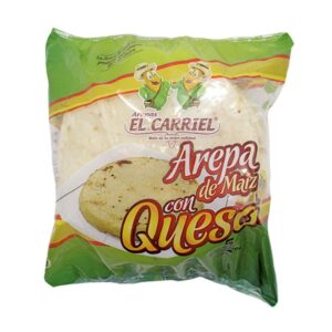 Arepa El Carriel De Maíz Con Queso x400g