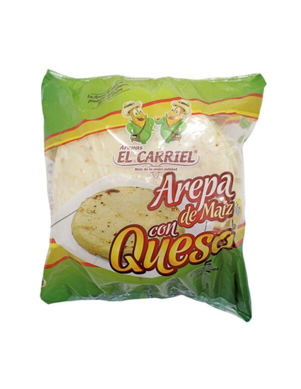 Arepa El Carriel De Maíz Con Queso x400g