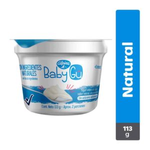 Yogurt Alpina Baby Gu Sabor Natural Sin Dulce x113g