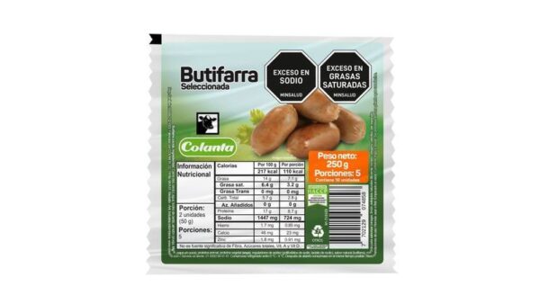 Butifarra Colanta Seleccionada 10unds x250g