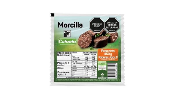 Morcilla Colanta 8unds x450g