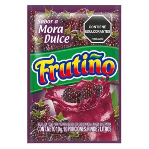 Bebida Frutiño Sabor A Mora Dulce Sobre x10g