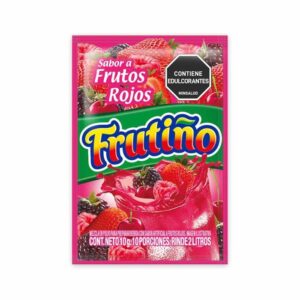 Bebida Frutiño Sabor A Frutos Rojos Sobre x10g